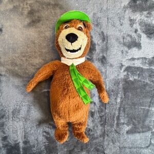 Yogi Bear Plush Stuffed Toy – Hanna-Barbera – Green Hat & Tie – Vintage Style